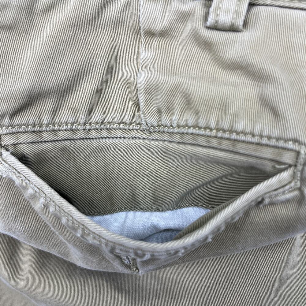 polo ralph lauren shorts mens 40 khaki cotton flat front - Picture 6 of 10